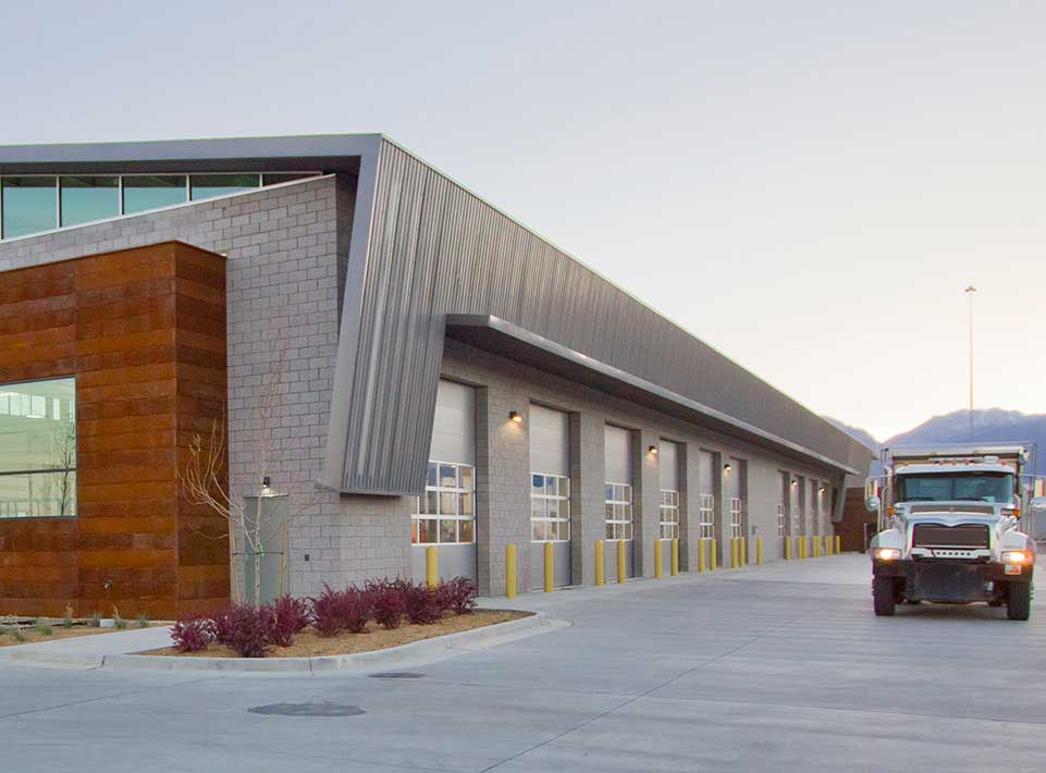 Salt Lake County Fleet Management Facility-Commercial Garage Door Case Study