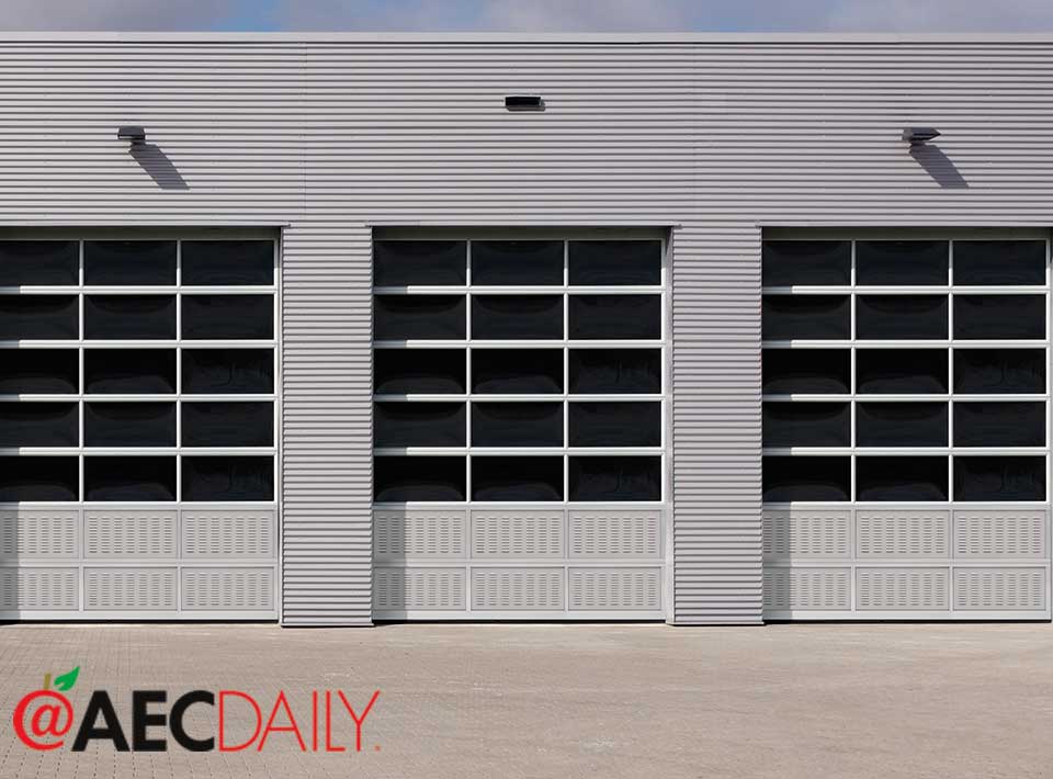 Design with Aluminum Full View Sectional Commercial Doors