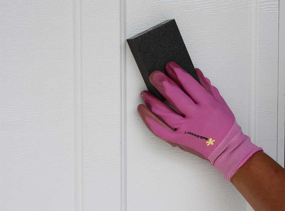 Preparation for Painting of Steel Garage Doors