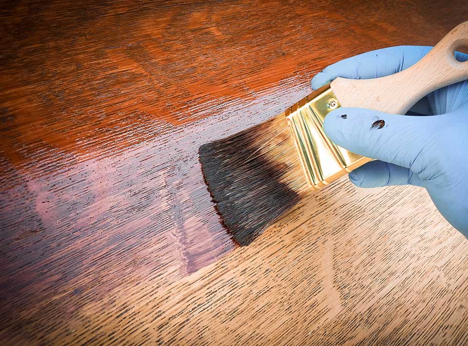 Painting and Staining Wooden Garage Doors