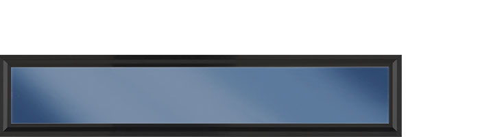 SlimLine window with black frame