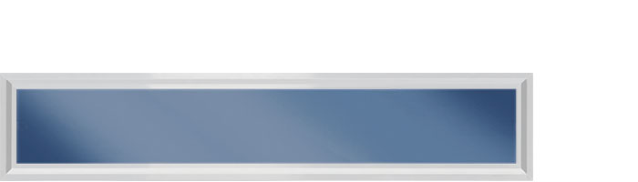 SlimLine window with white frame