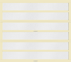 horizon burnt sun obscure aluminum single garage door