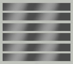 horizon clear anodize greylite aluminum single garage door