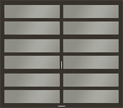 horizon quaker bronze insulated bronze tint aluminum single garage door